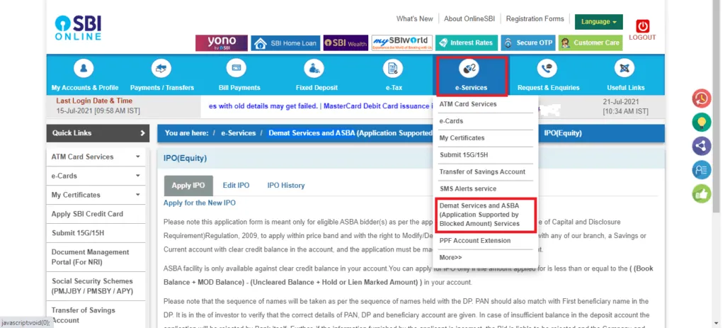 Apply for IPO Under Employee Quota Online