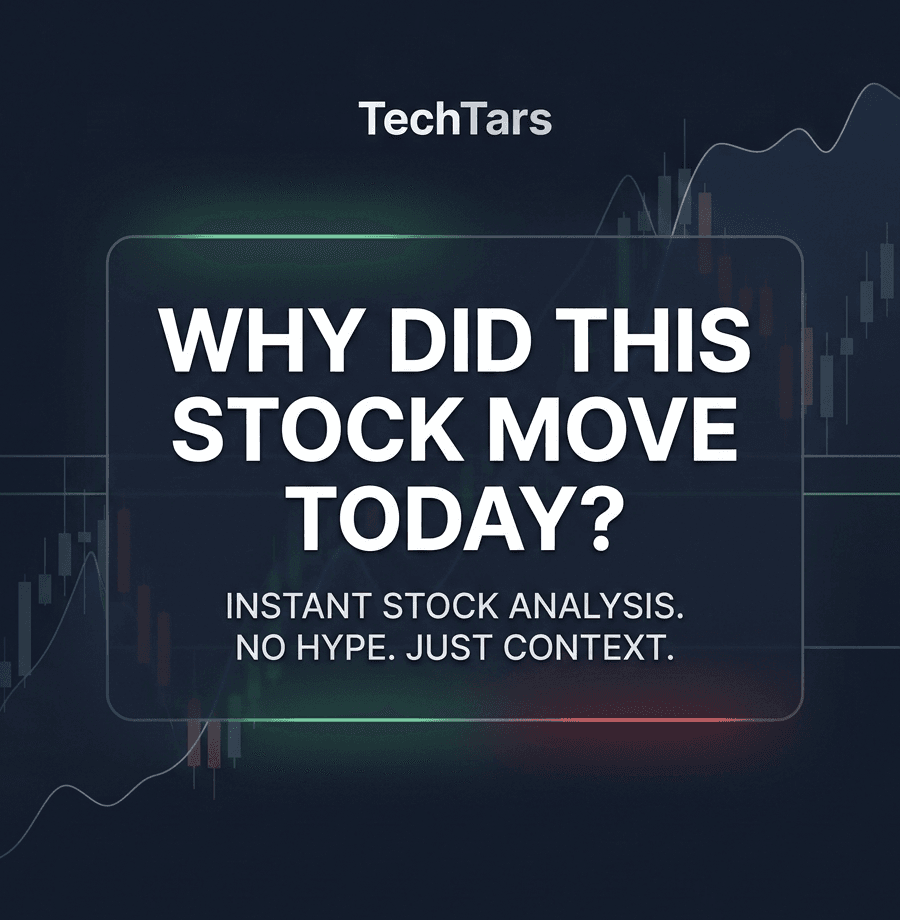 Techtars why this stock moved today